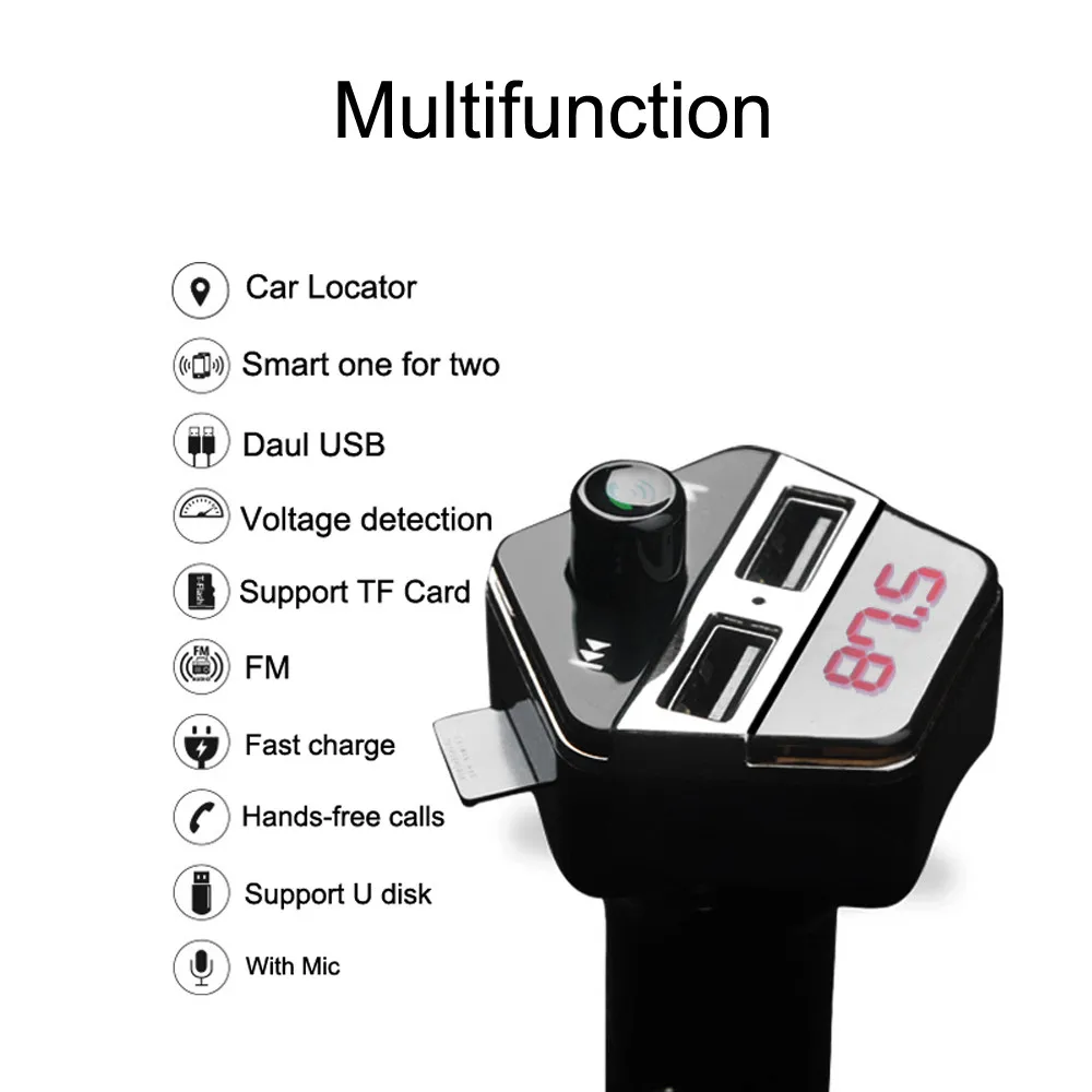 Localizador xy найти его gps тег ключ искатель автомобиля локатор Bluetooth автомобильный комплект MP3 плеер fm-передатчик USB зарядка