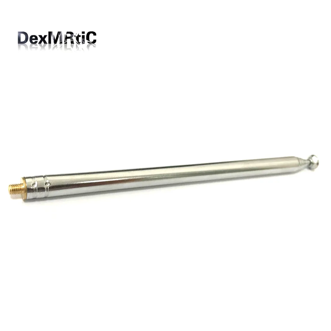 

2pcs Steel Rod 6 Sections Telescopic Antenna Aerial for radio 477mm Long aerial thread outside New Wholesale