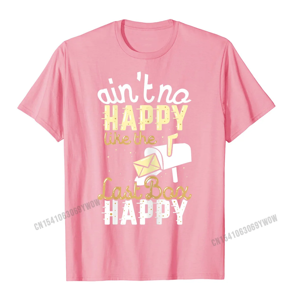 Normal Pure Cotton Top T-shirts for Men Short Sleeve Design Tops & Tees 2021 Fashion Autumn Crew Neck Tops & Tees Gift Womens Funny Postal Worker Outfit for a Mailman T-Shirt__1176 pink