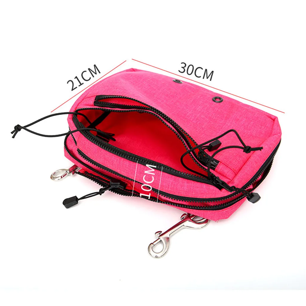 Scuba Diving Gear Pouch Dive Reel SMB Pocket Zipper Bag Flash Light Holder