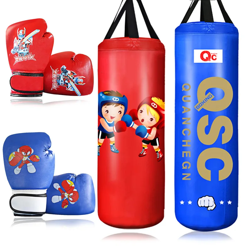 

Solid Boxing Sandbag Set Sanda Sandbags Taekwondo Household Hanging Tumbler Kids Children Fitness