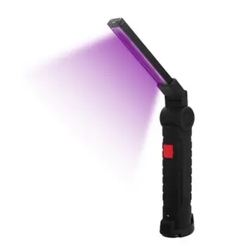 

Portable UVC Super Mini Aluminum UV Light Torch Flashlight Black Ultraviolet Light Lamp Led Downlight Handheld Novelty