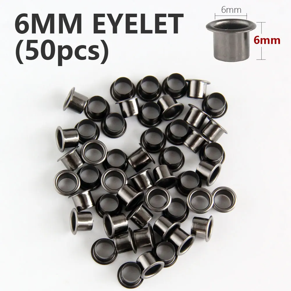 10pcs Eyelet Rivets For Kydex Holsters Stainless Steel Plating Openend