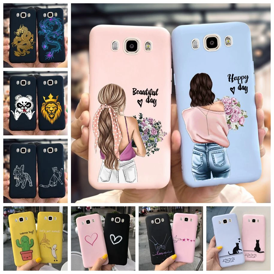 suave para Samsung J7 2016, J710, J710F, nueva funda de silicona con patrón de moda para Samsung J7 2016, J710H, funda de teléfono| antigolpes para teléfono| - AliExpress