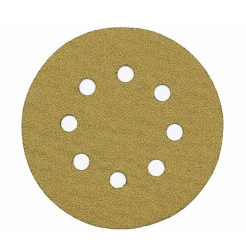 

100pcs/Set 5 8 Holes 60/80/120/150/240 Grit Sanding Disc Paper Sandpapers