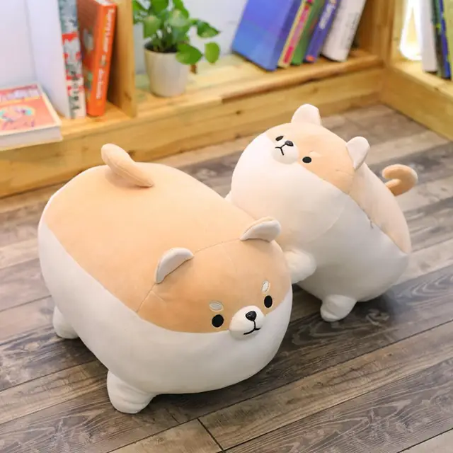 40/50cm Fat Shiba Inu Dog Plush Doll Toy Kawaii Puppy Dog Shiba Inu Stuffed Doll Cartoon Pillow Toy Gift For Kids Baby Children 6