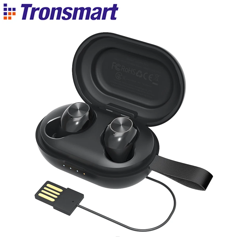 Tronsmart Spunky Beat TWS Bluetooth наушники беспроводные наушники с QualcommChip IPX5, CVC 8,0, сенсорное управление, голосовой помощник