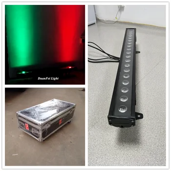 

With flycase 4pcs/lot 18x10w led wall washer rgbw dmx512 auto pixel bar led ip65 waterproof wash lyre rgbw