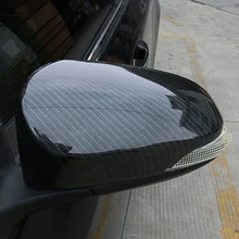 АБС-пластик для Toyota Avensis боковые двери автомобиля зеркало заднего вида накладка Стикеры автомобиля Средства для укладки волос