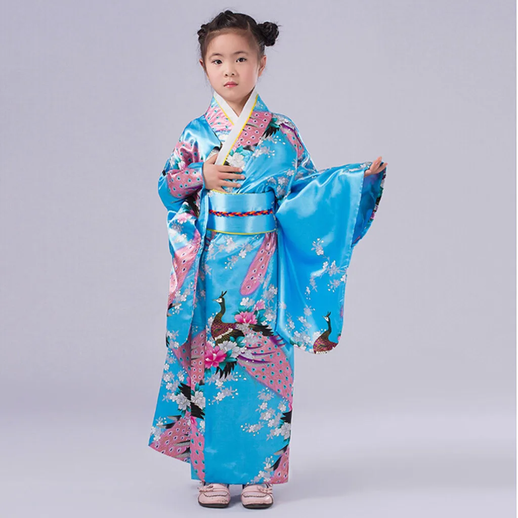 ARLONEET Kid Mother Japanese kimono performance clothing Robe Japanese Traditional dress Costume Family Matching set CO29