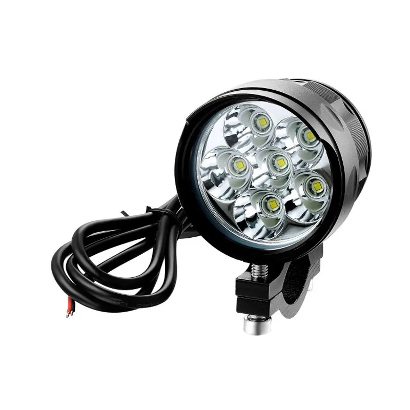 12 V-85 V DC 3-16 XML T6 светодиодный Электрический велосипед ультра яркий водонепроницаемый 3000-16000лм мощный головной светильник мотоциклетный светильник