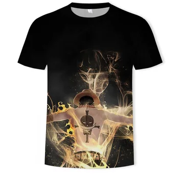 

2019 new One Piece Luffy T shirt casual tshirt homme O neck streetwear man t-shirt boys clothes t shirt anime summer top tees