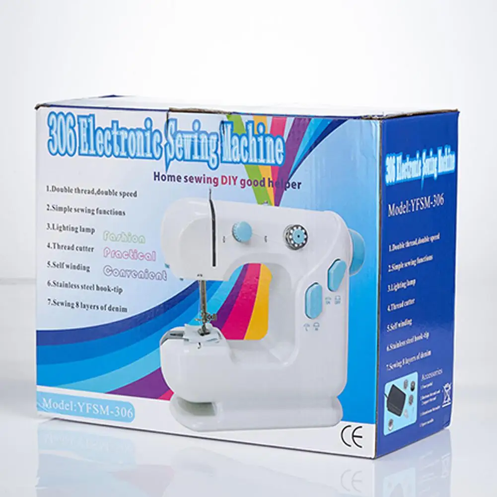 Электрическая мини швейная машина для домашней ручной машины многофункциональная швейная машина