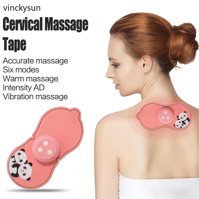 

Portable Electrical Stimulator Massager Stickers Full Body Magic Massage Therapy Relax Muscle For Office Worker