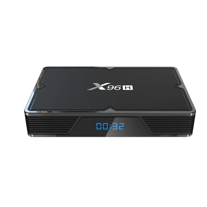 X96H Android 9,0 tv Box 4 Гб 64 Гб HDMI 6K Smart set top box 2,4G/5G двойной Wifi медиаплеер с гарнитурой