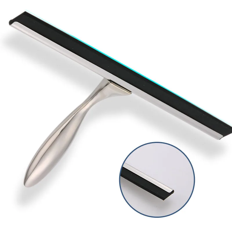 Long Handle Glass Wiper Sucker Shower Squeegee Bathroom Mirror Wiper Scraper Car Windows Wiper