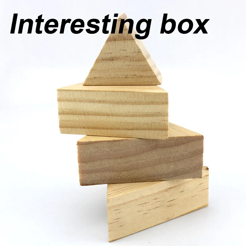 triangle wood block