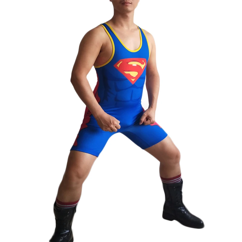 Superhero Wrestling Singlets