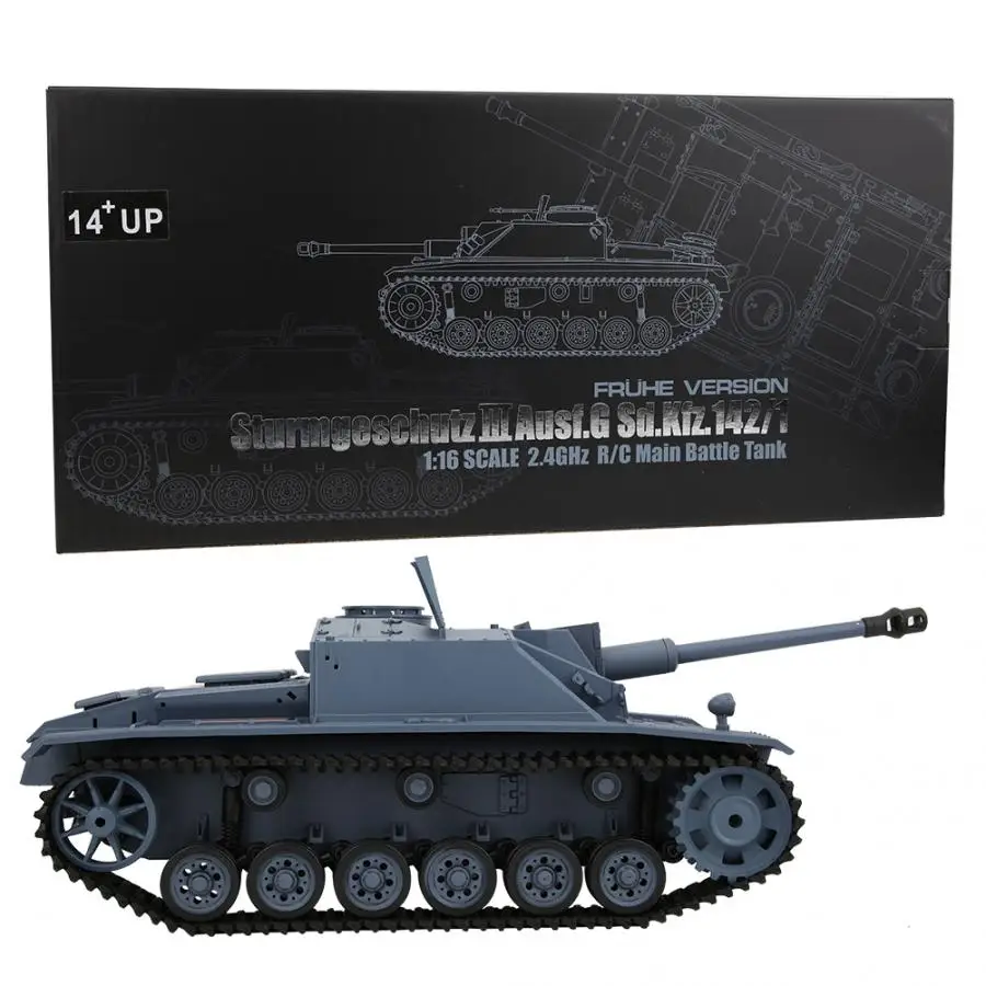 3868-1 1:16 Германия III F-8 Смоделированный Танк дистанционного управления с usb-кабелем версия 5,3