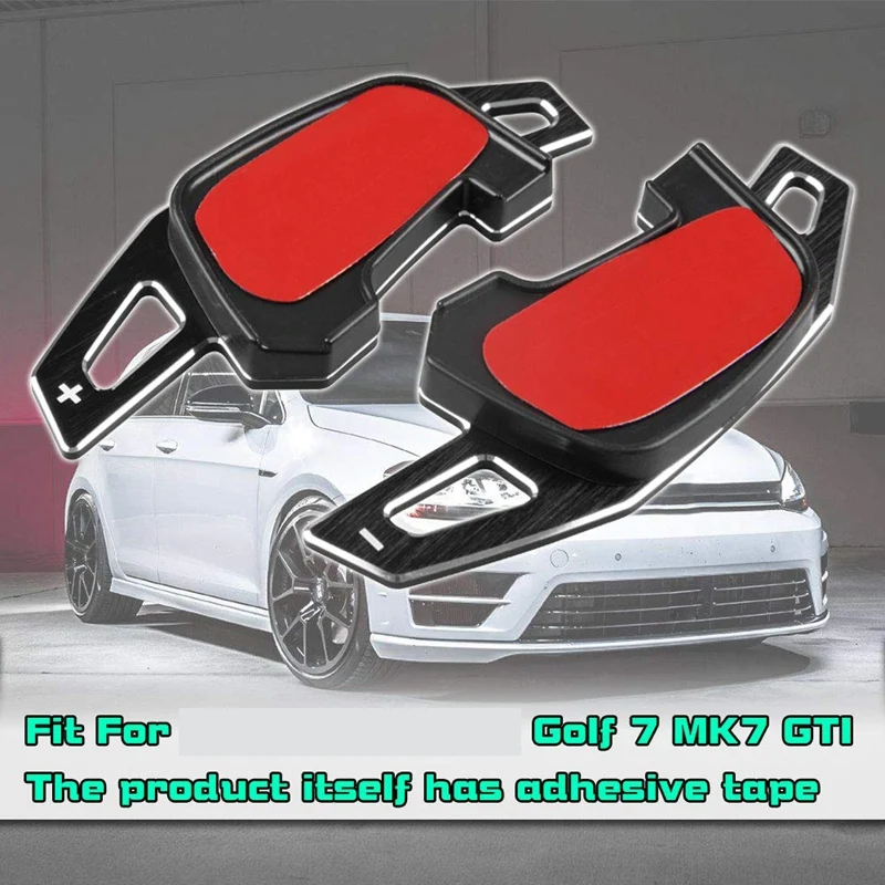 Алюминиевый сплав рулевое колесо Paddle Shifter расширения чехлы для Golf 7 MK7 GTI
