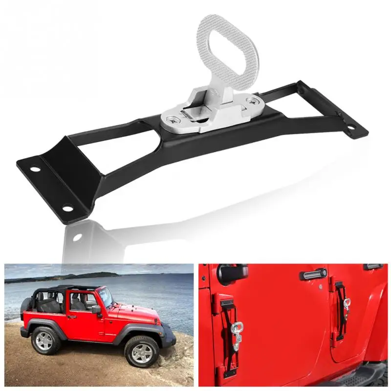 Дверные петли для ног педали для Jeep JK Wrangler& Unlimited 2007- стальная дверная педаль