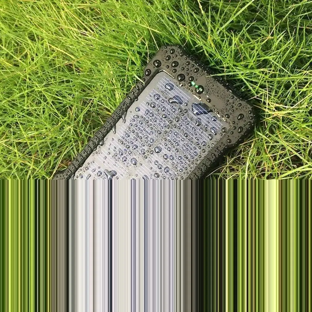 Портативное водонепроницаемое солнечное зарядное устройство 3000 mAh/6000 mAh литий-полимерная Внешняя батарея двойной USB быстрая зарядка мобильное зарядное устройство