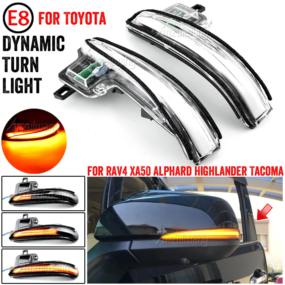 Светодиодный указатель поворота для зеркала заднего вида Toyota Alphard Vellfire Lexus LM RAV4 high