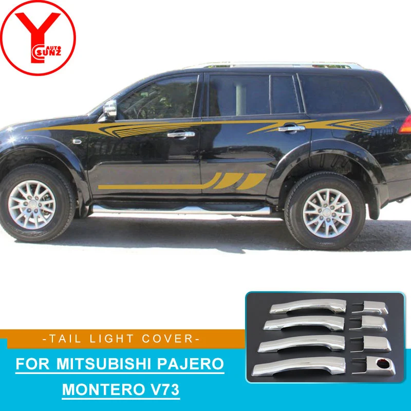 Крышка чаши ручки двери для mitsubishi pajero v73 ABS хромированные Автозапчасти