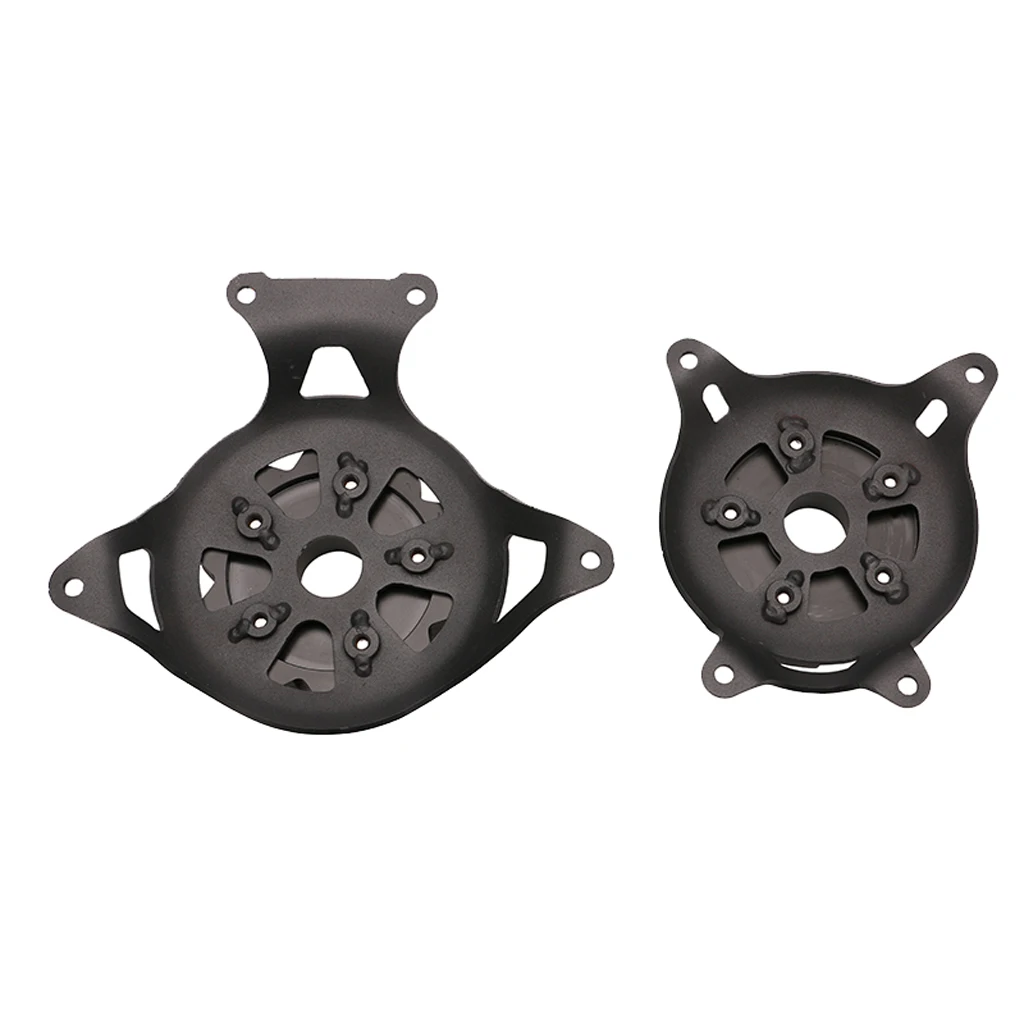 2pcs Derby Timer Cover Points Cover Engine Stator Cover for Kawasaki Z800 Z 800 Z750 Z 750, Black