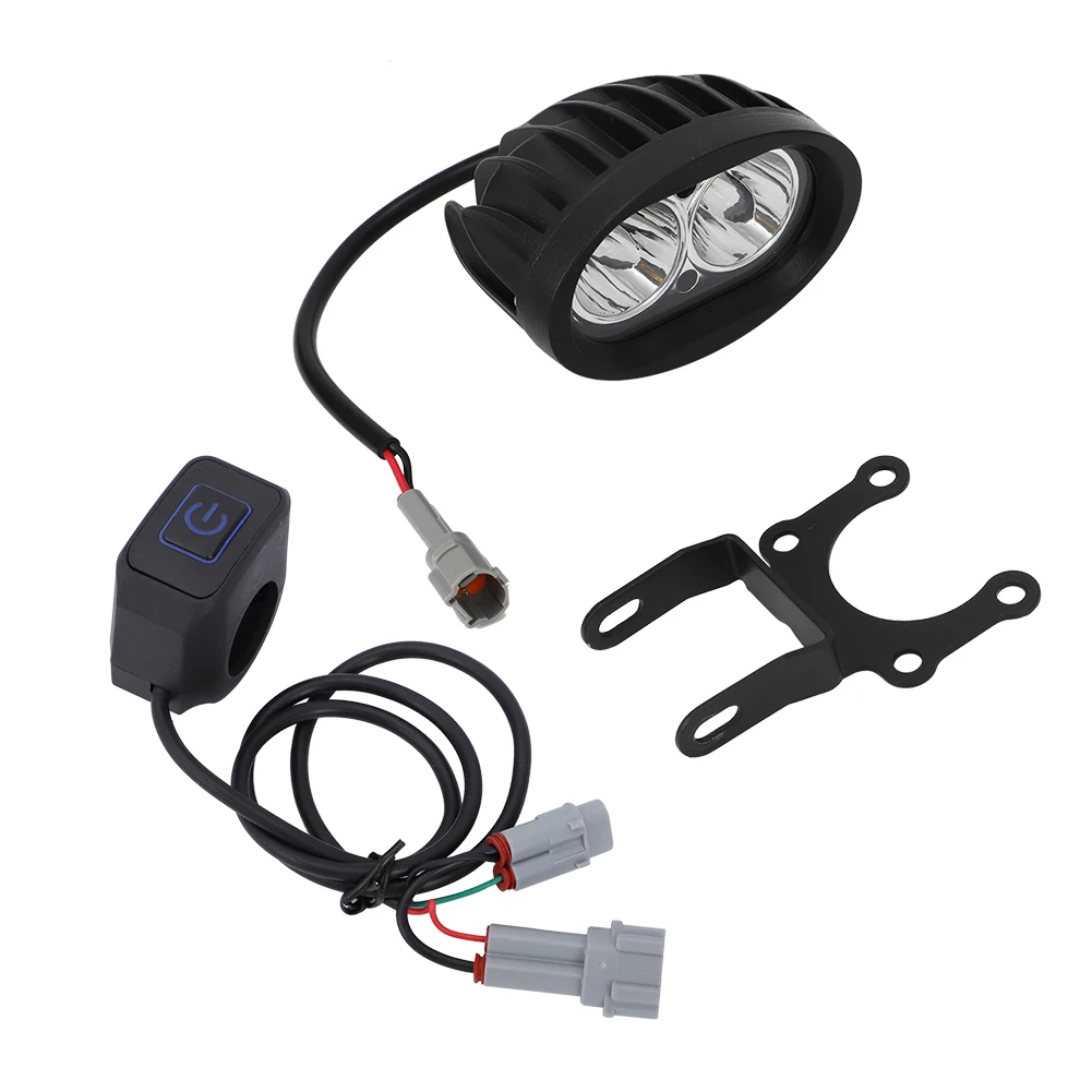 Headlight Head light With Mounting Bracket & Switch Set For SurRon Light Bee X Cycling