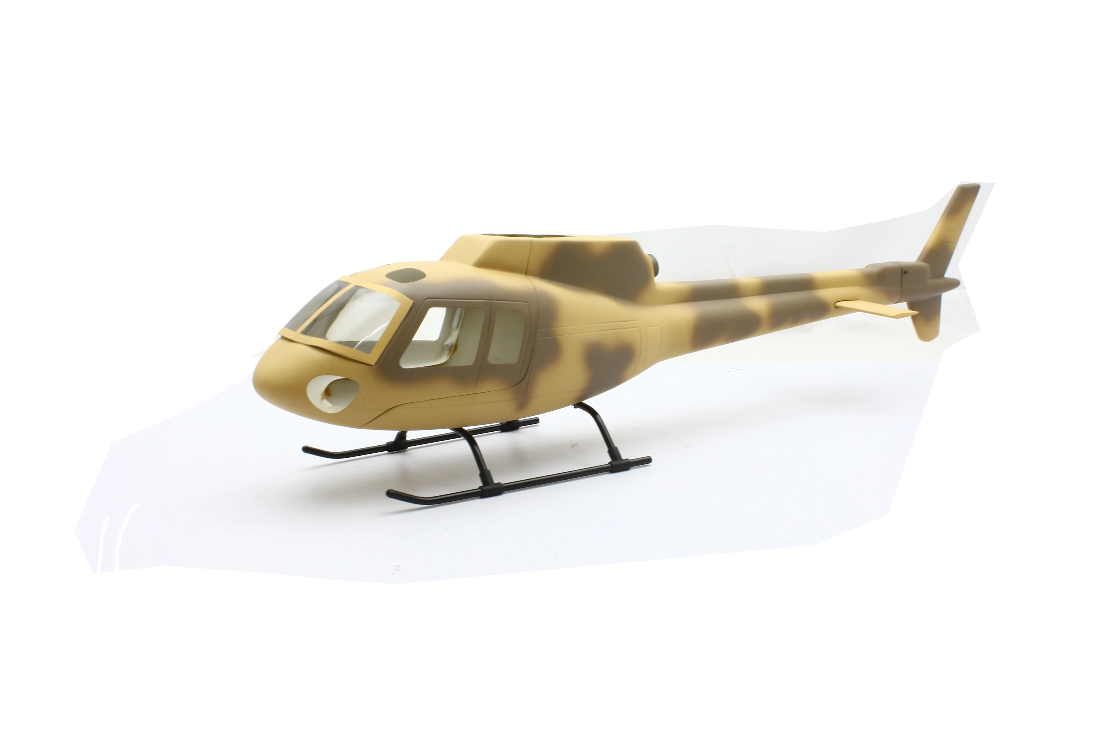 Корпус вертолета из стекловолокна размером 500 для масштаба AS 350/AS350|airwolf fuselage|scale
