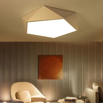 

3D Geometric LED Ceiling Lamp for Home Living Room Ceiling Lighting Fixture Kitchen Lamp Modern LED Chandeliers