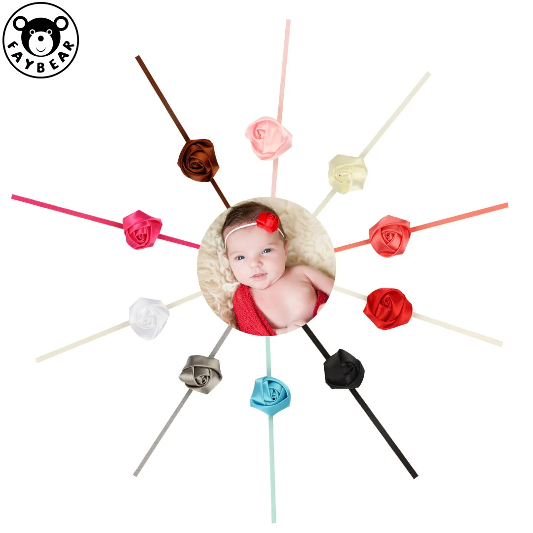 

Headband Baby Girl Accessories Newborn Turban Knotted Toddler Children Hair Clip Flower Head Pin