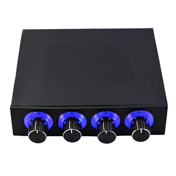 

Computer Chassis Speed Controller, Universal 4-Channel CPU Fan Cooling Speed Controller