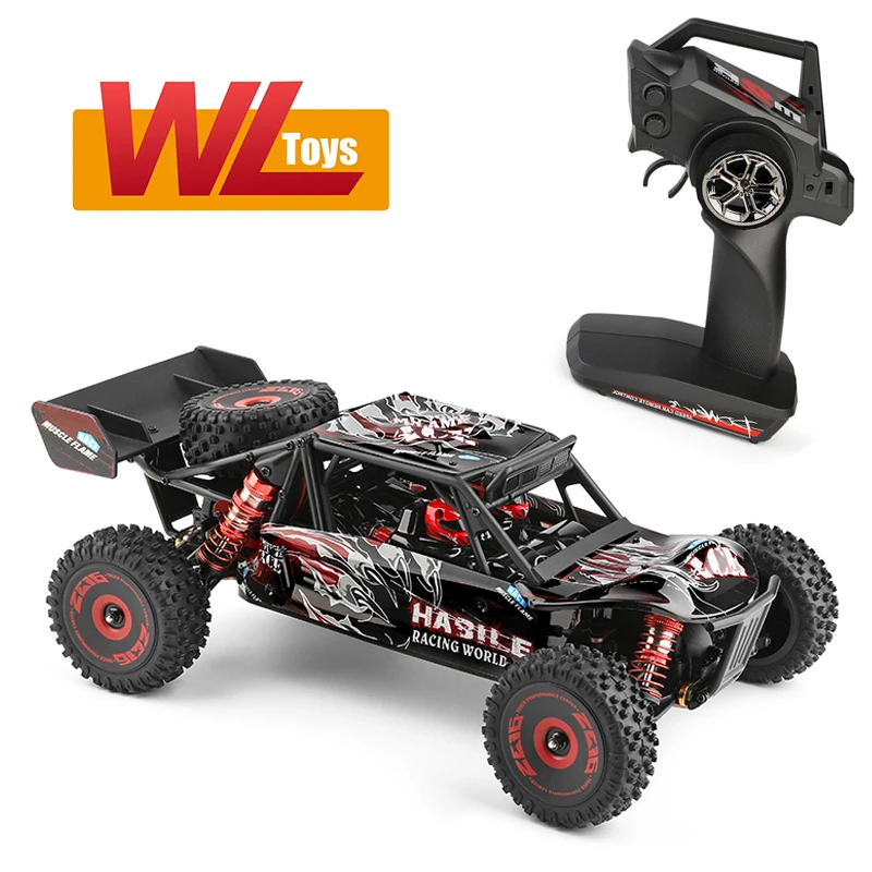 WLtoys Радиоуправляемый автомобиль 1:12 124016 4WD 75 км/ч высокоскоростной бесщеточный