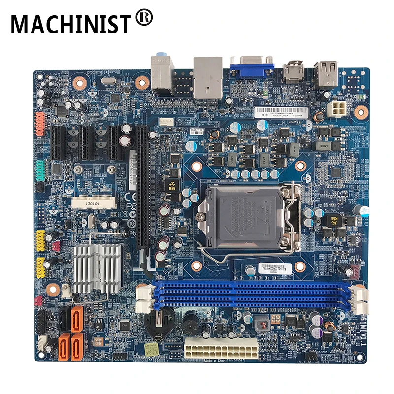 Оригинальная материнская плата для lenovo H430 H520S H61 MB LGA 1155 DDR3 CIH61MI V1.1 H61H2-LM3 полностью протестированная