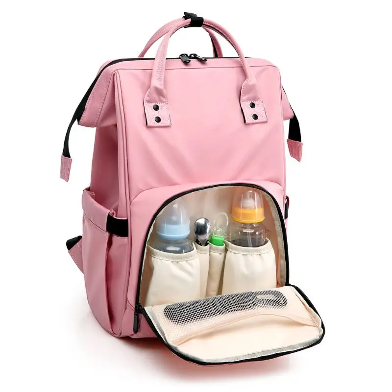 

2019 Fashion Mummy Maternity Nappy Diaper Bag Large Capacity Travel Backpack Handbag with Changing Mat Stroller Straps