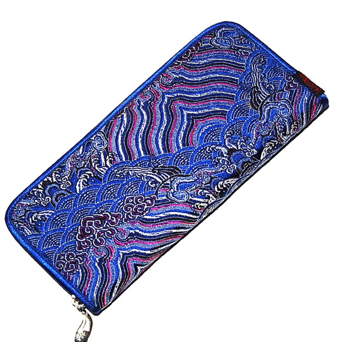 Royal Blue Женские кошельки Национальный Ретро кошелек женский кожаный Длинный кошелек старинные открытки держатель клатч Сумки день кошелек для сумок ручной клади - Цвет: Royal Blue