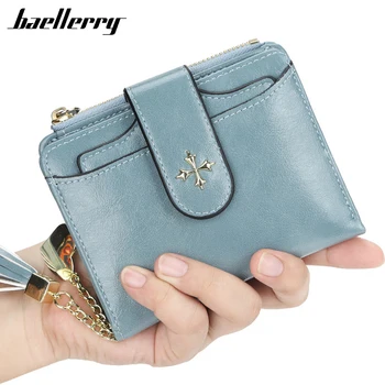 

Baellerry Korea Fashion Women's Wallet Zipper Purse Lady Card Holder Short Wallets Mini Clutch Money Bag Luxury Purses for Girl