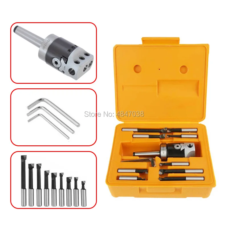 MT2 MT3 MT4 R8 C20 C25 BT30 NT30 BT40 NT40 Наконечник поперечной рулевой тяги+ F1 12 50 мм " Shantou+ 9 12 мм мачта, Шаньтоу, набор инструментов для фрезерования