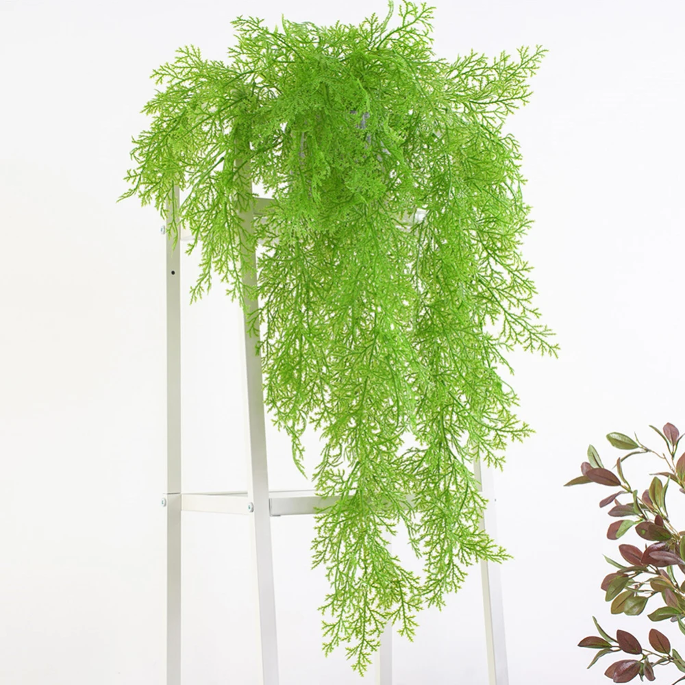 

Artificial Green Plant Vines Wall Hanging Simulation Plant Rattan Garden Living Room Club Bar Decorated Fake Leaves Green Plant