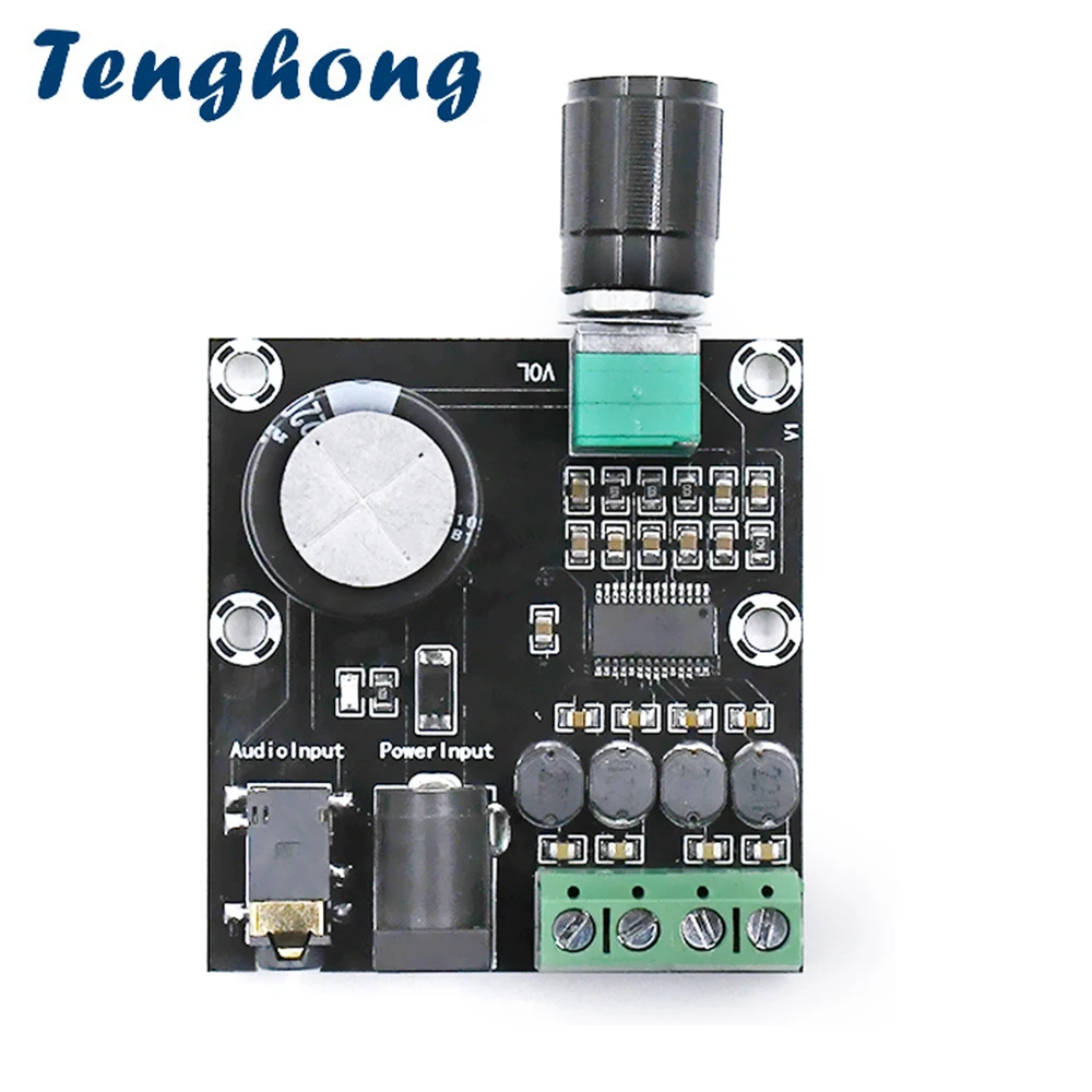 Tenghong XH-A230 Digital HD Power Amplifier Board DC8~24V Desktop Speaker Electronic DIY AMP Audio Amplifiers 30W Dual Channel