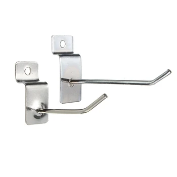 

50 X Slatwall Single Hook Pin Shop Display Fitting Prong Hanger 50mm & 100Mm