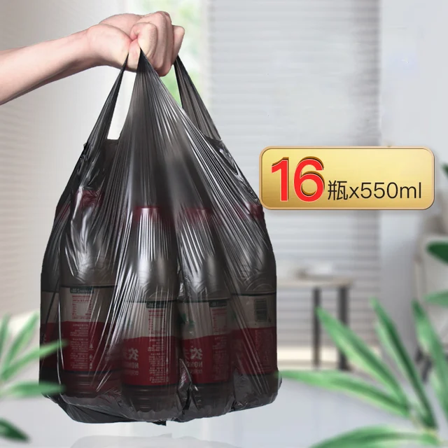 30/75/100Db Szeméttáskák Húros Típusú Mellény Stílusú Lapos Száj Tároló Táska Otthoni Hulladék Táskák Bolsas De Basura - Image 6