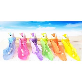 

6pcs Simulation bird decoration artificial foam Feathers decorative mini bird for diy crafts party christmas decoration