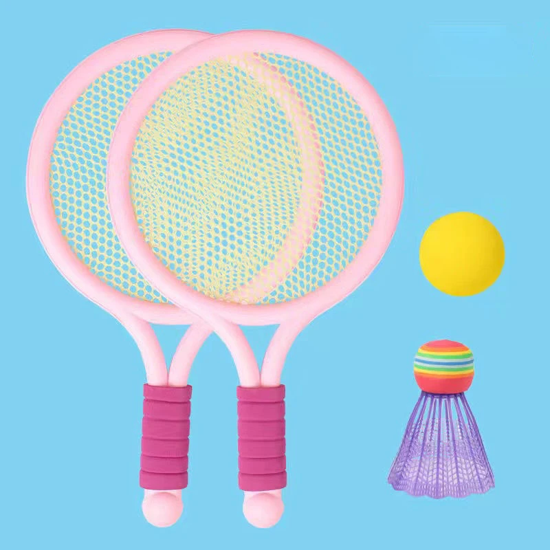 Children's Badminton Tennis Racket Beginner Training Outdoor Beach Tennis Kindergarten Baby Parent Child Interactive Toys tennis racket