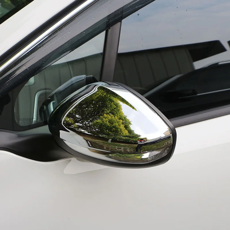 Abs Chrome Car Rear View Mirror Protection Covers Rearview Mirror Stickers for Peugeot 208- Accessories