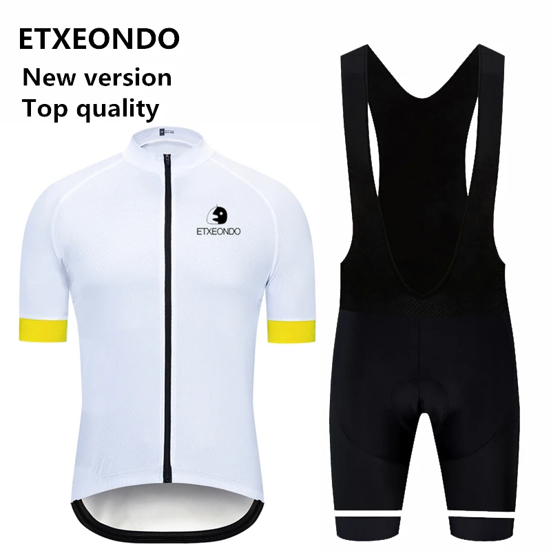 Новая версия! Профессиональная одежда для велоспорта Etxeondo, летний мужской костюм с коротким рукавом для велоспорта, Быстросохнущий комплект из Джерси для велоспорта, 7 цветов