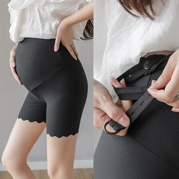 Women Mernity Pants  Leggings Short Safety Adjustable Waist Pregnant Pregnancy Clothes Ropa Mujer Embarazada Premama Enceinte