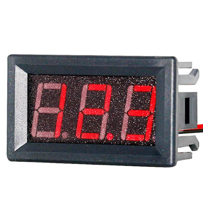 

2 Wire Mini Universal Car Digital Voltmeter Gauge Detector 0.56" Red LED Display Panel Auto Voltage Meter Volt Gauge DC 4.5-30V